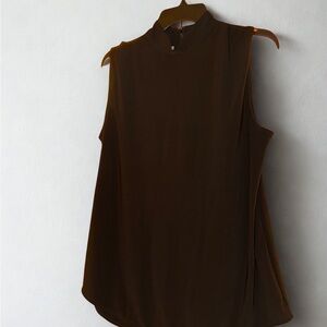 Anne Klein Black Sleeveless Blouse